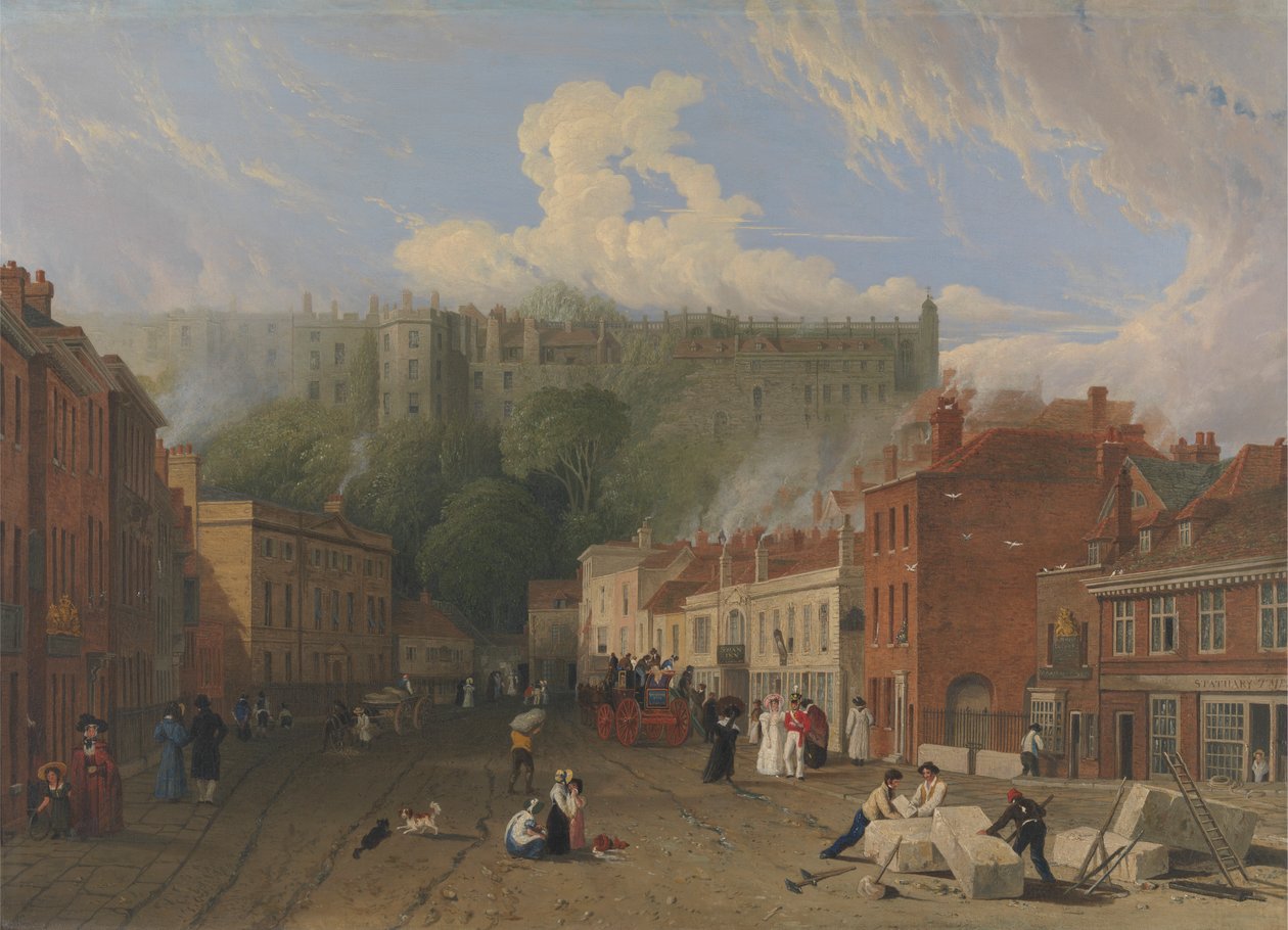 Ansicht von Thames Street, Windsor von George Vincent