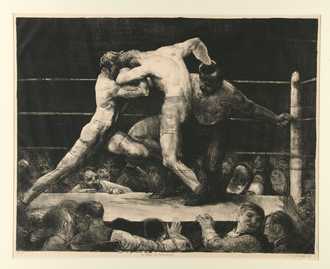 Ein Hirsch bei Sharkey von George Wesley Bellows
