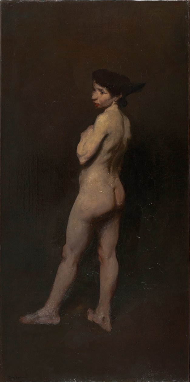 Akt, Miss Bentham, New York, 1906 von George Wesley Bellows