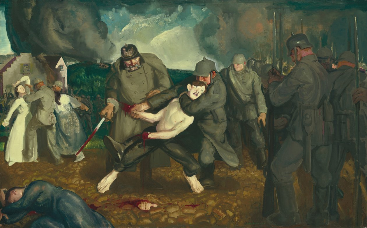 Die Deutschen kommen von George Wesley Bellows