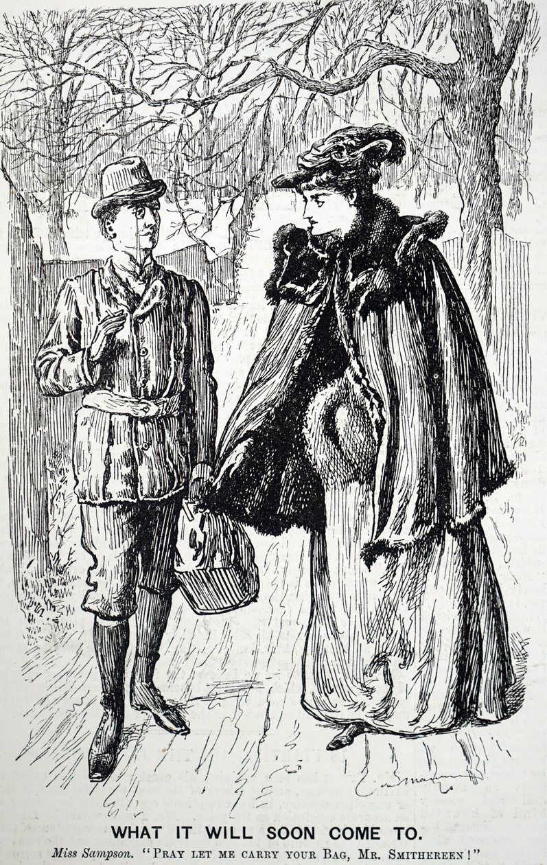 Das Verhalten der modernen Frau von George du Maurier