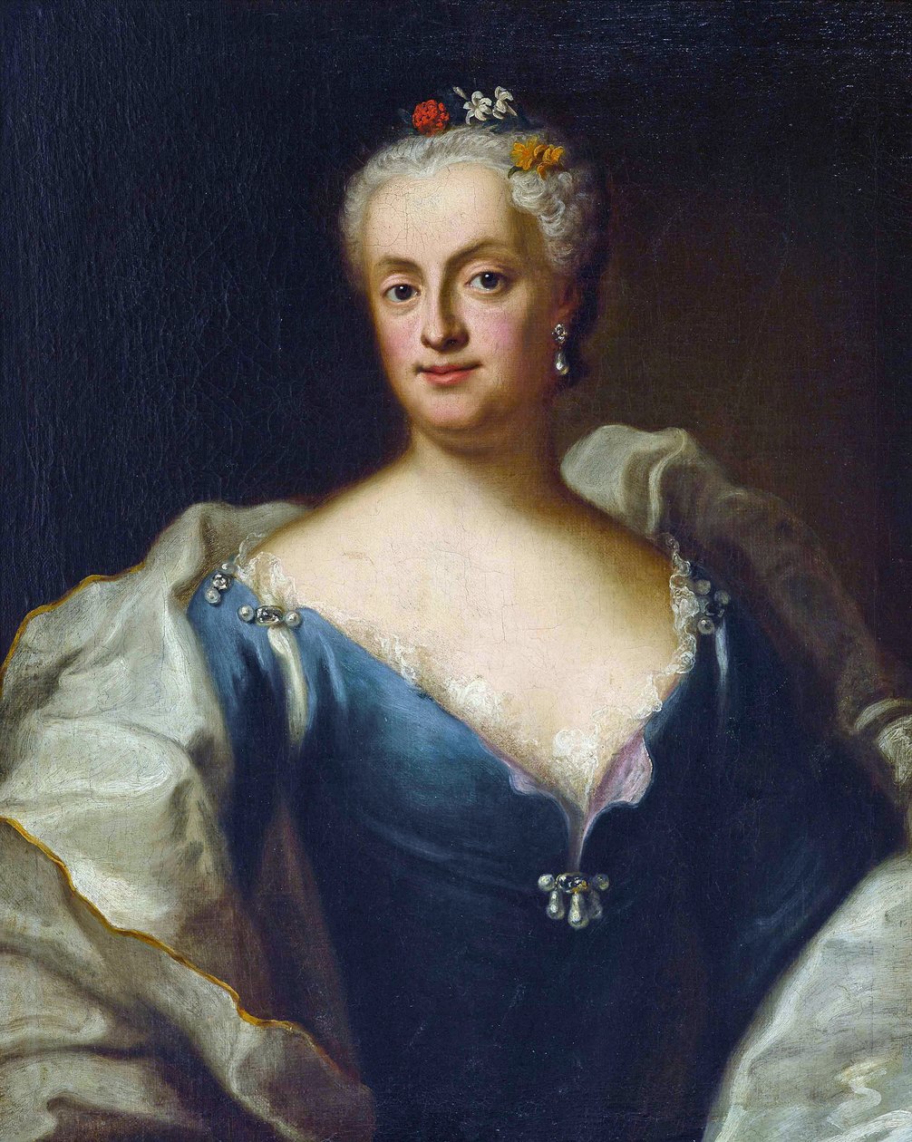 Marie-Anne de Saxe - Maria Anna Sophia von Sachsen, Kurfürstin von Bayern von Georges Desmarées