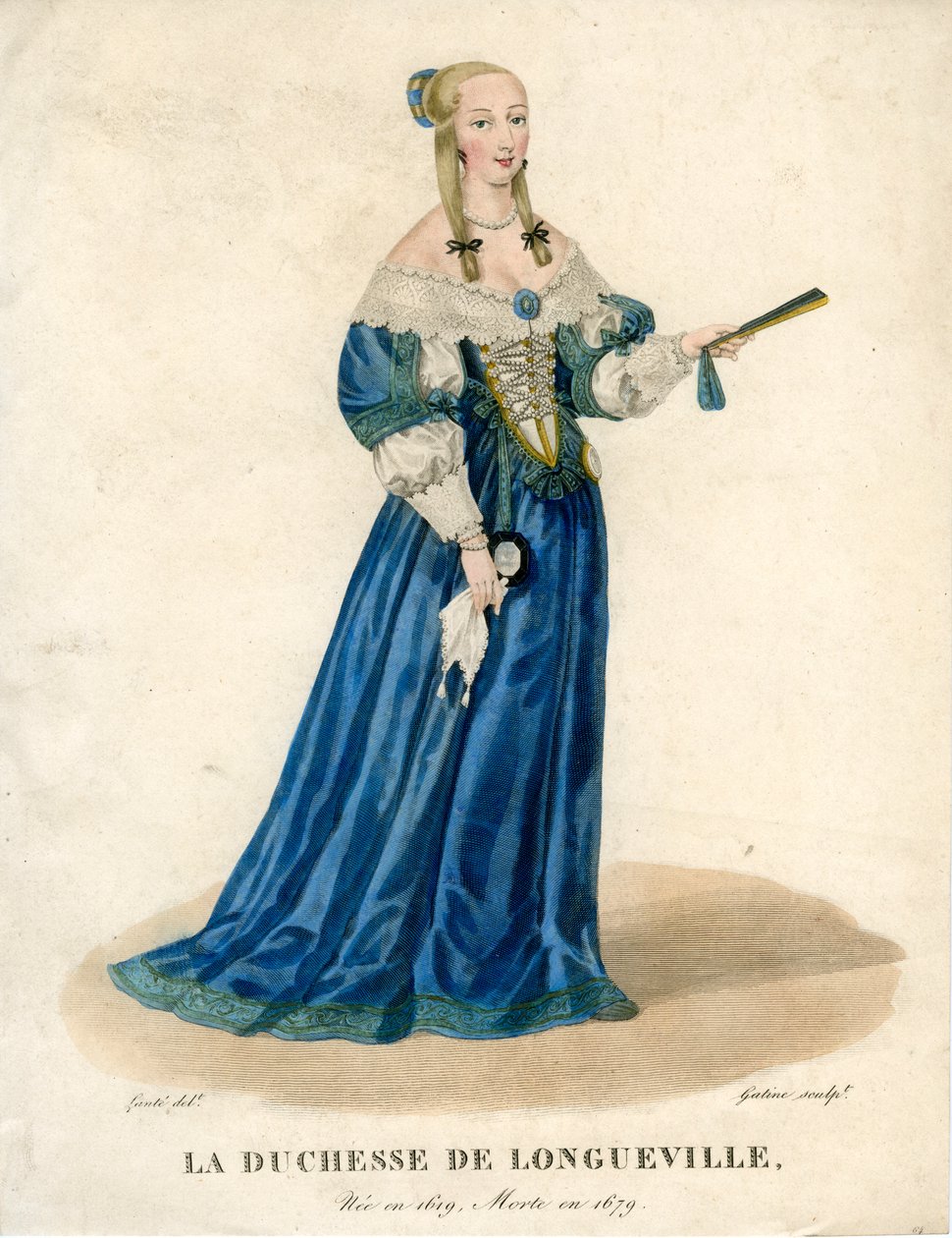 Anne Genevieve von Bourbon-Conde, Herzogin von Longueville, Anne de Bretagne, frühes 19. Jahrhundert von Georges Jacques Gatine