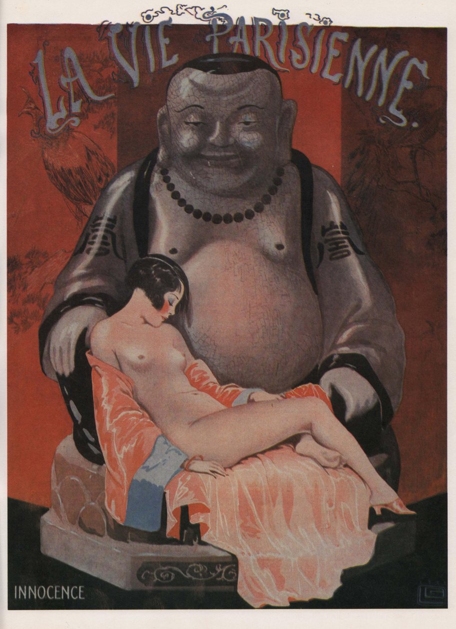 Unschuld. La Vie Parisienne Magazin Cover, 1925 von Georges Leonnec