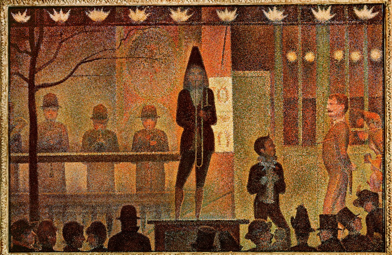 Die Parade - Einladung zur Nebenschau von Georges Pierre Seurat