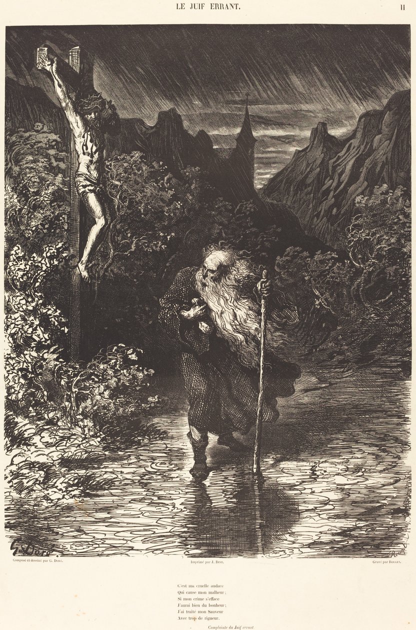 Der ewige Jude von Georges Rouget after Gustave Doré