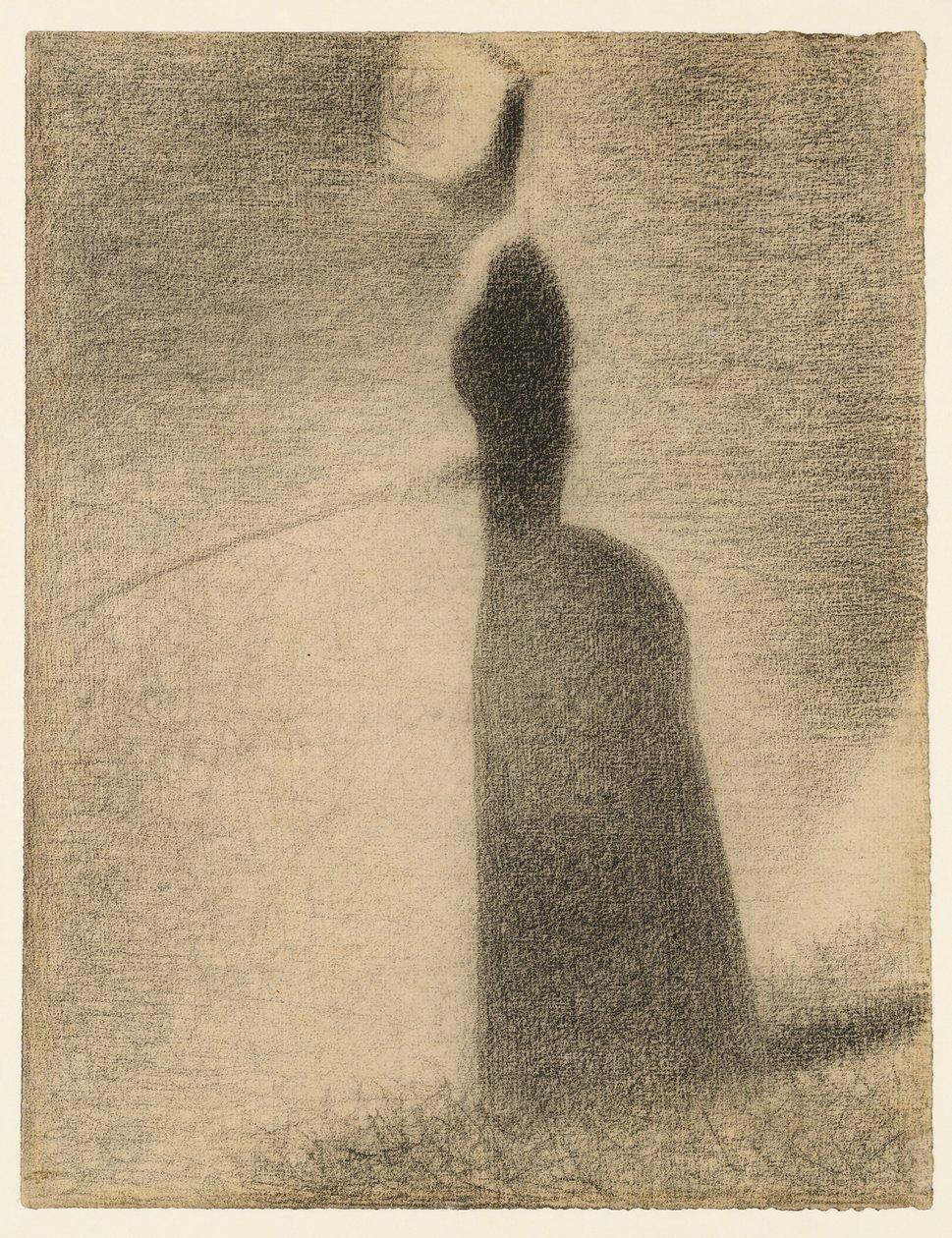 Eine Frau beim Angeln von Georges Seurat