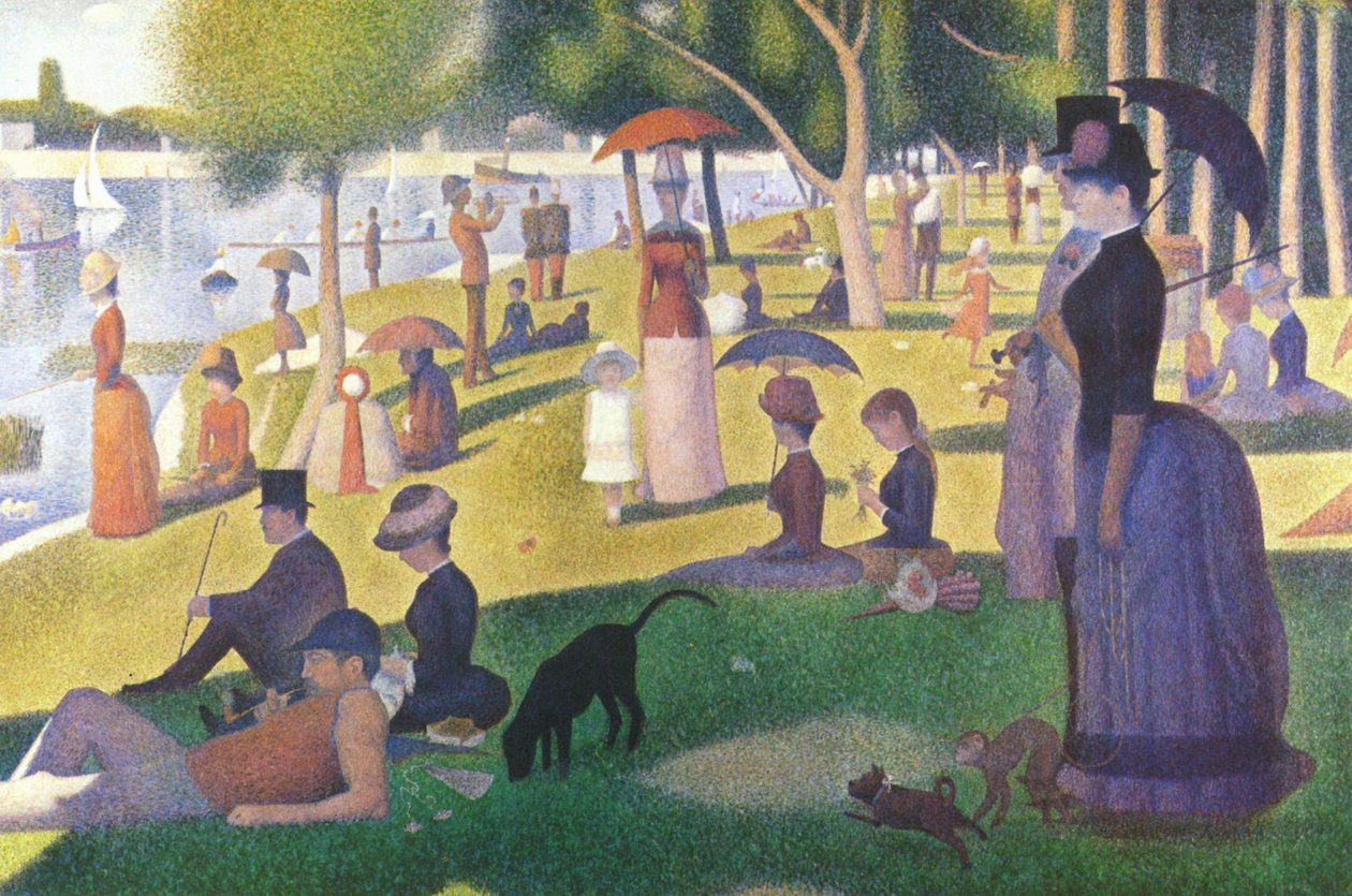 Ein Sonntagnachmittag auf der Insel La Grande Jatte von Georges Seurat
