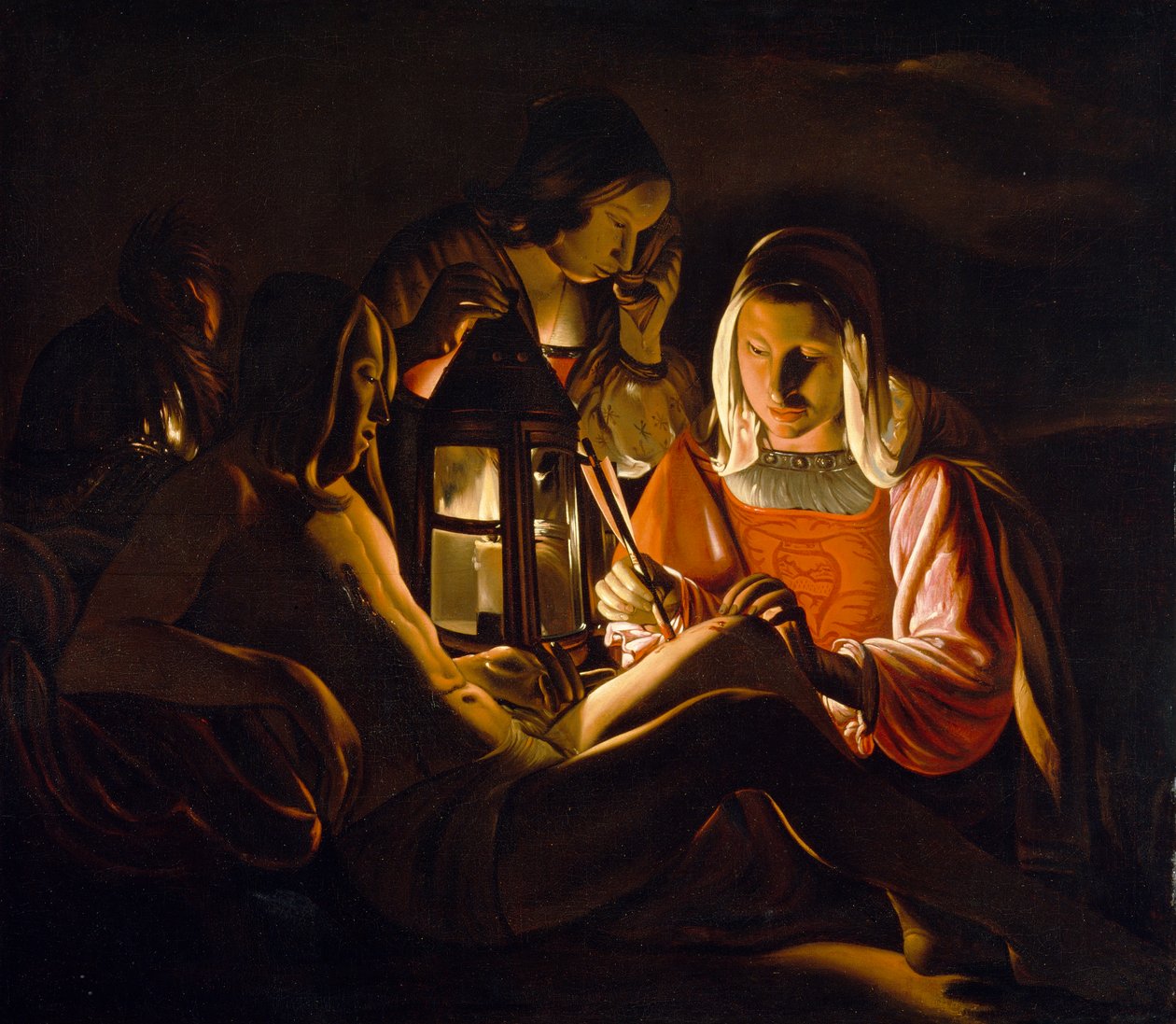 Der heilige Sebastian von Irene gepflegt, ca. 1638-39 von Georges de La Tour