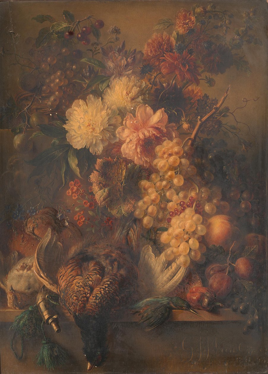Vögel und Früchte von Georgius Jacobus Johannes van Os