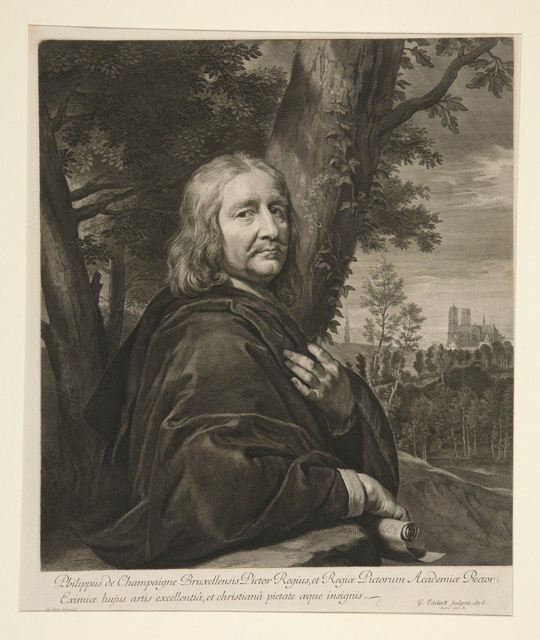 Philippe de Champaigne von Gérard Edelinck