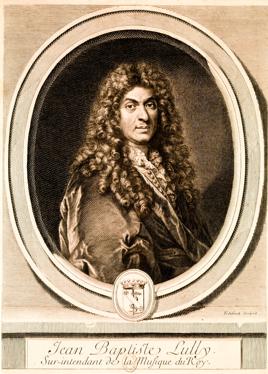 Porträt von Jean-Baptiste Lully von Gerard Edelinck