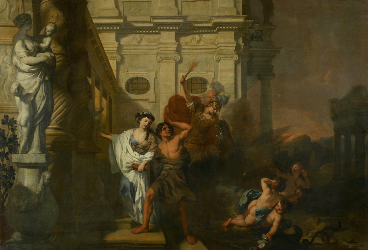 Die Züchtigung führt einen Bedürftigen von Gerard de Lairesse