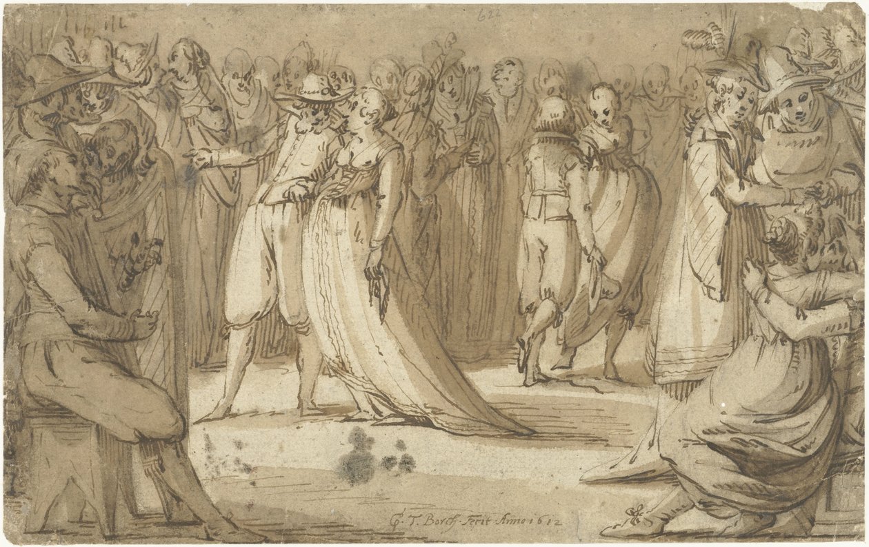 Festszene von Gerard ter Borch