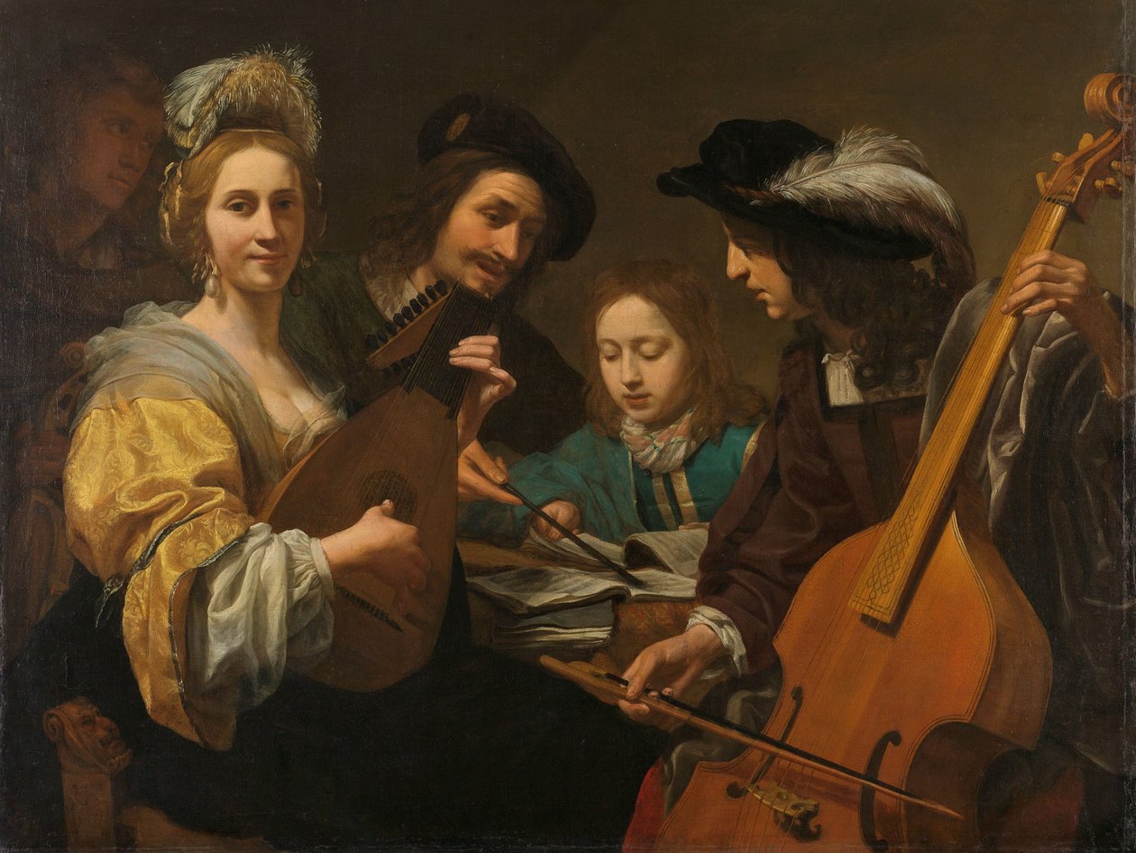 Eine musikalische Gesellschaft von Gerard van Kuijl