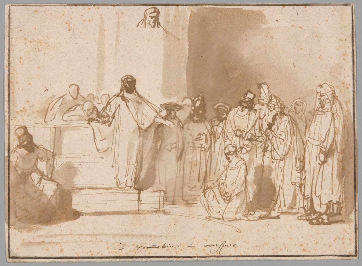 Christus und die Ehebrecherin von Gerbrand van den Eeckhout
