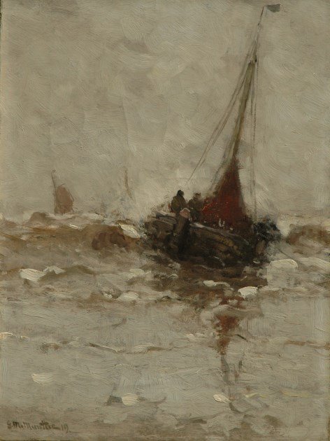 Bomschuit in der Brandung von Gerhard Morgenstjerne Munthe