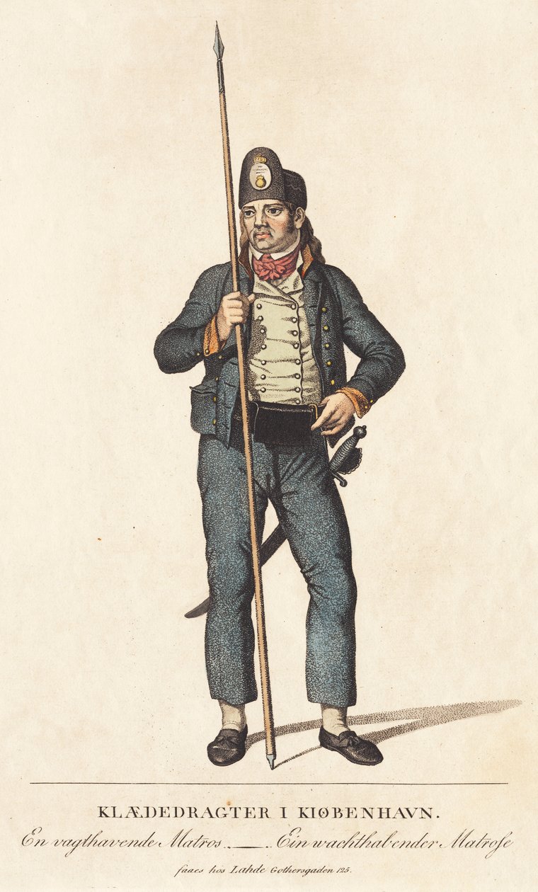Ein wachhabender Matrose von Gerhard Ludvig Lahde