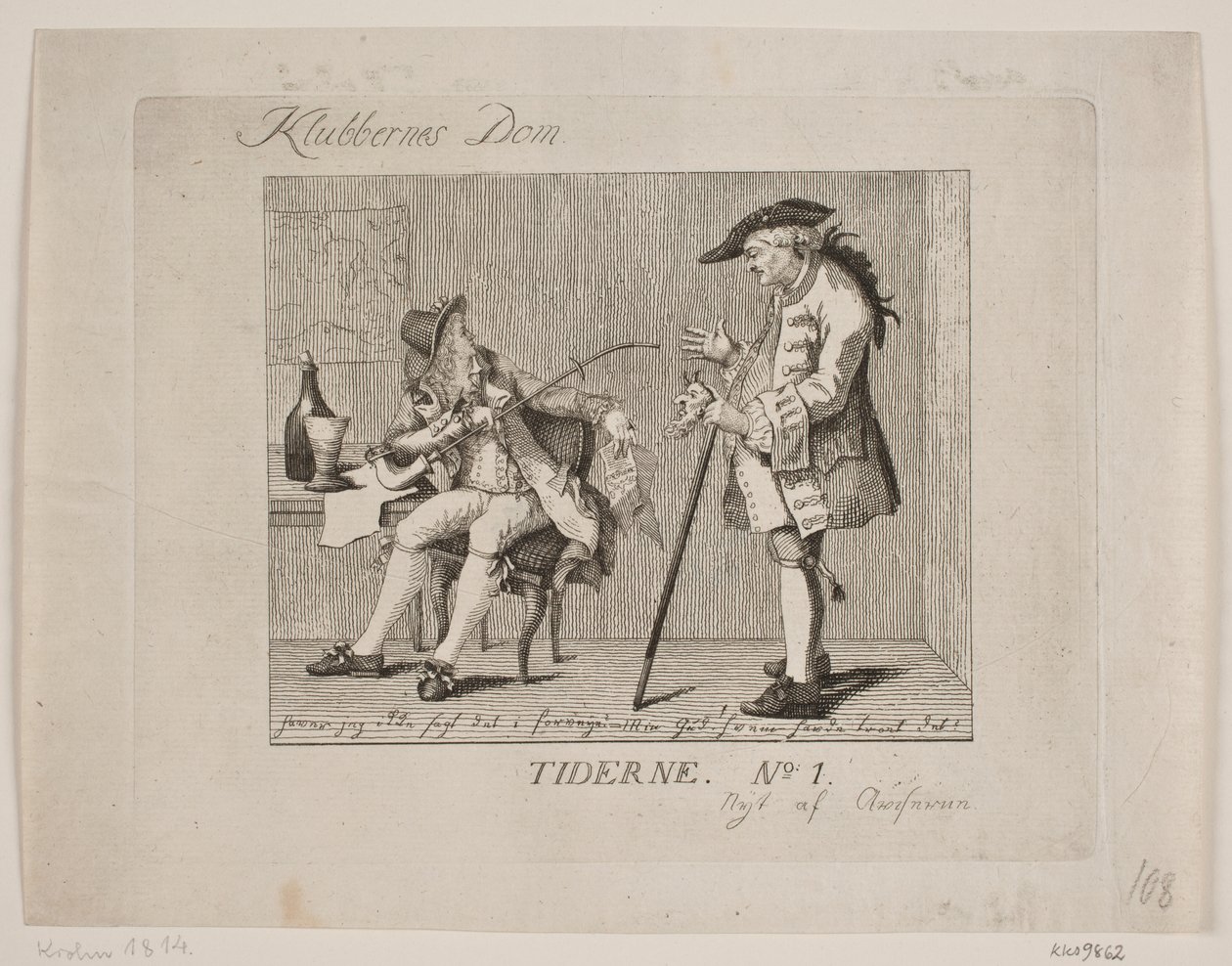 Tiderne Nr. 1, Urteil der Klubs von Gerhard Ludvig Lahde