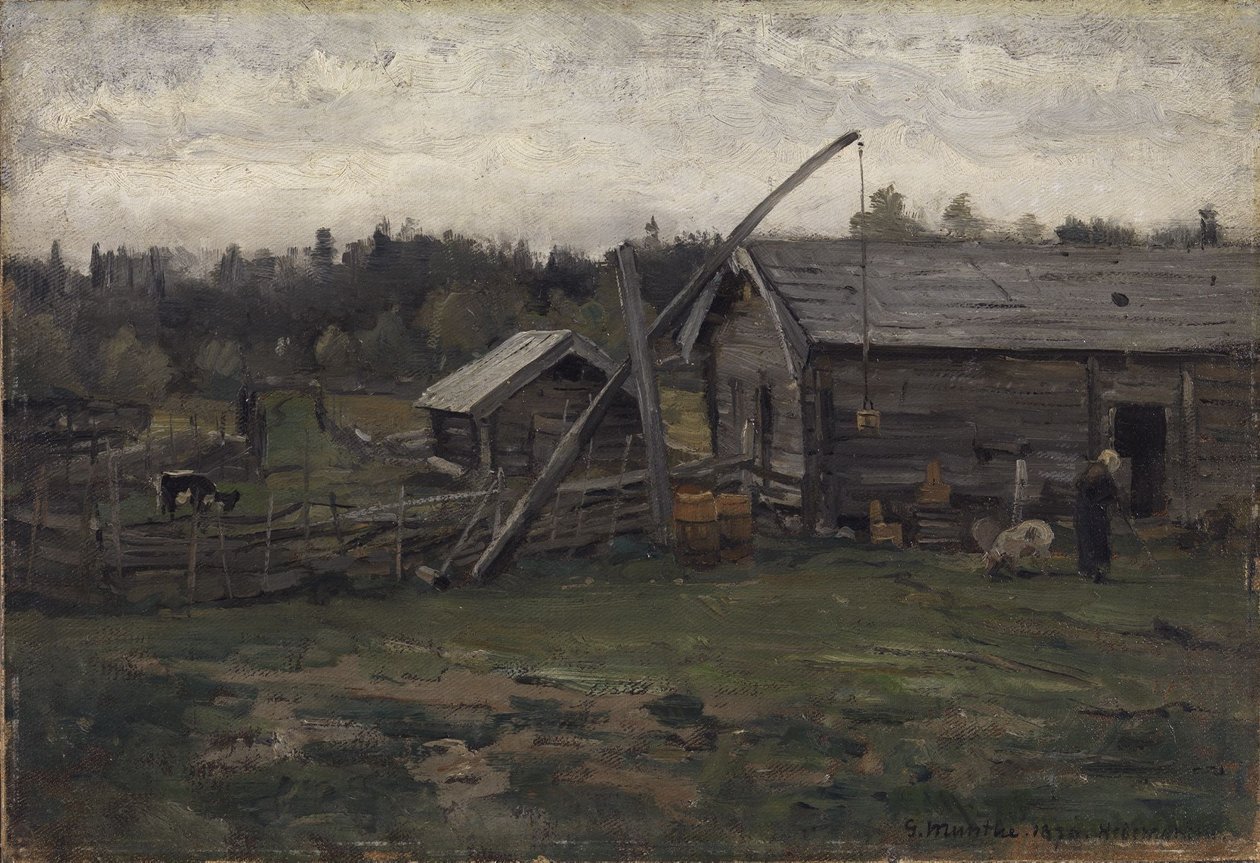 Alte Scheune, Hedmark von Gerhard Munthe