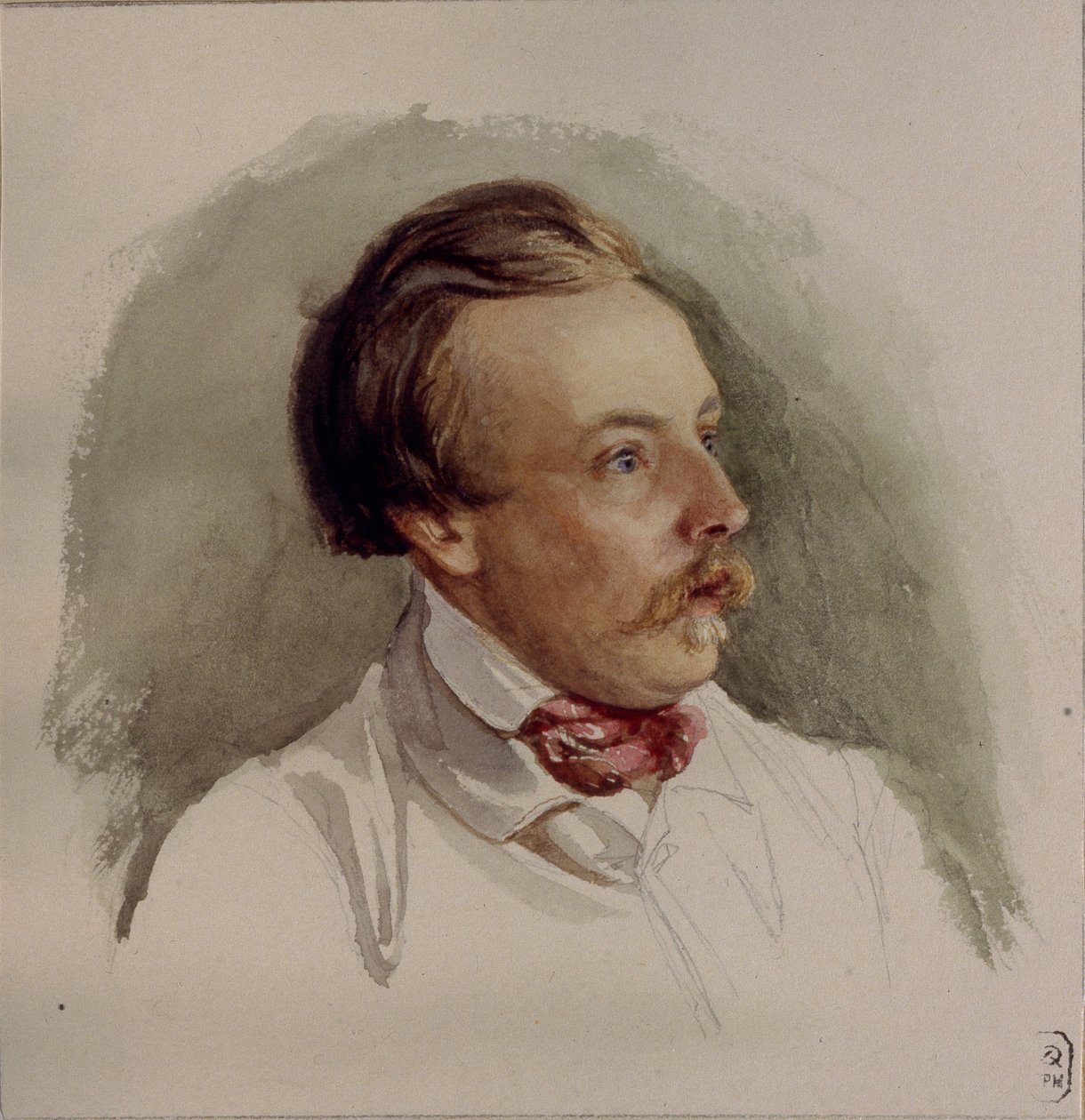 Porträt des Malers Alexander von Kotzebue 1815-1889, 1840er Jahre von Gerhard Wilhelm Reutern von