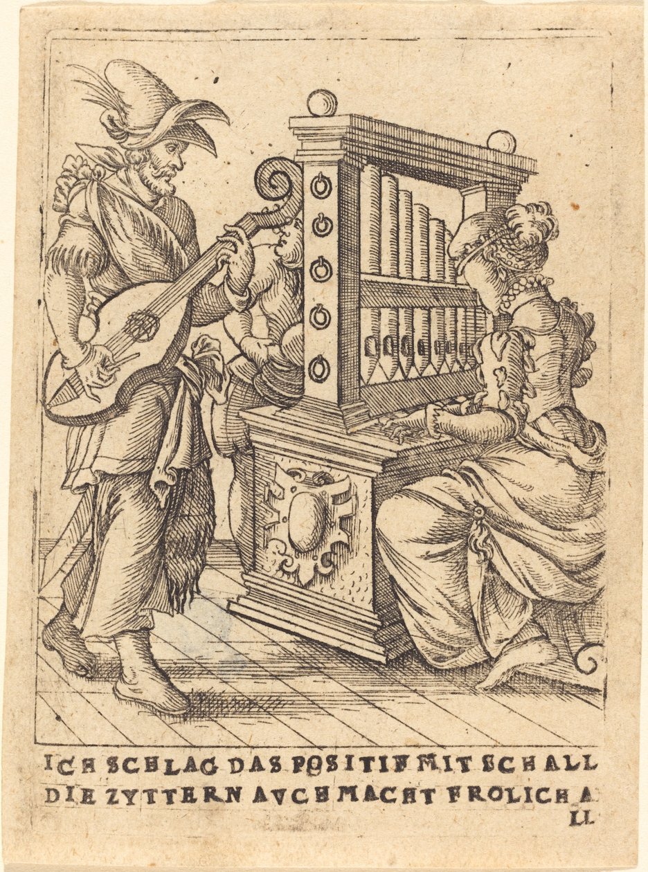 Ich schlag das Positif mit Schall die Zytternavchmacht fröhlich all von German 16th Century