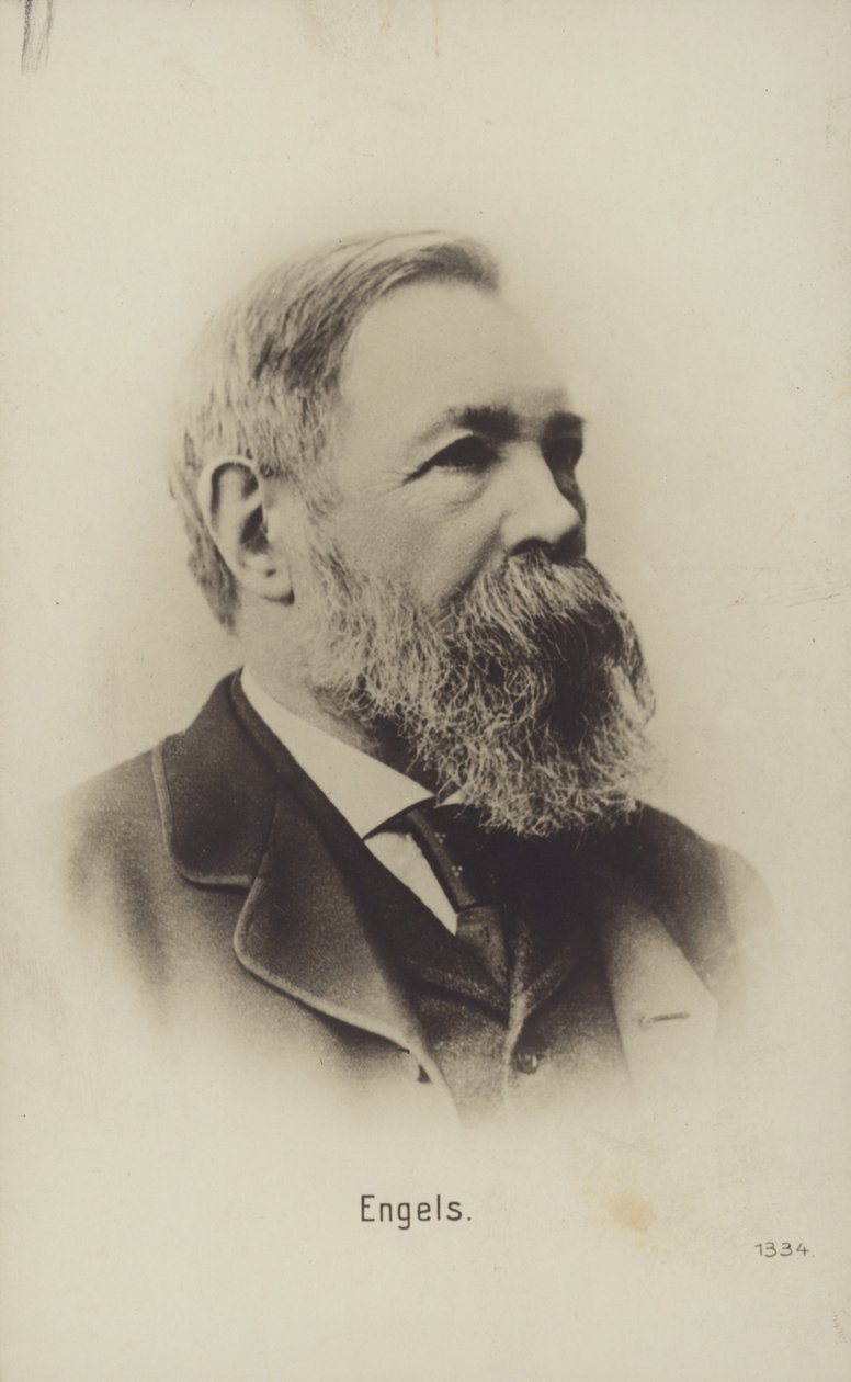 Friedrich Engels (1820-1895), deutscher politischer Theoretiker, Sozialwissenschaftler und Schriftsteller von German Photographer