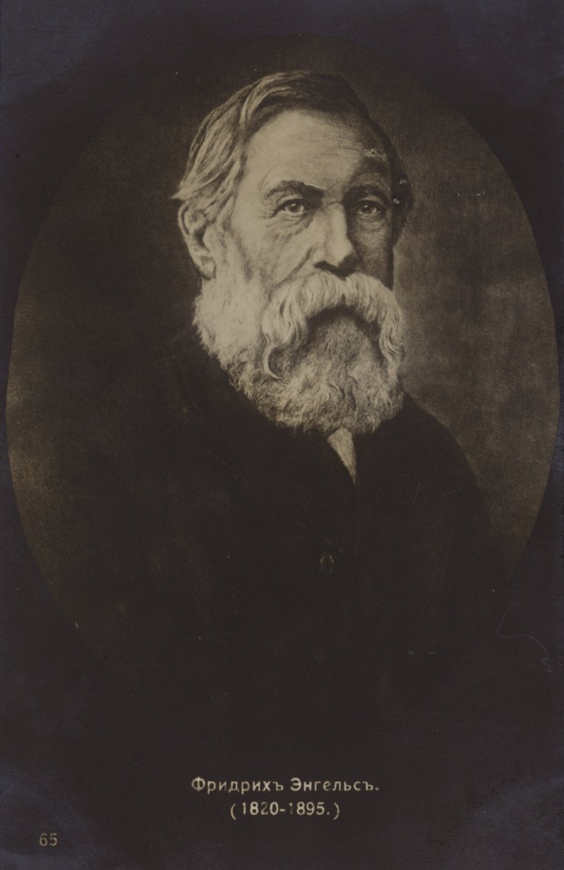 Friedrich Engels (1820-1895), deutscher politischer Theoretiker, Sozialwissenschaftler und Schriftsteller von German Photographer