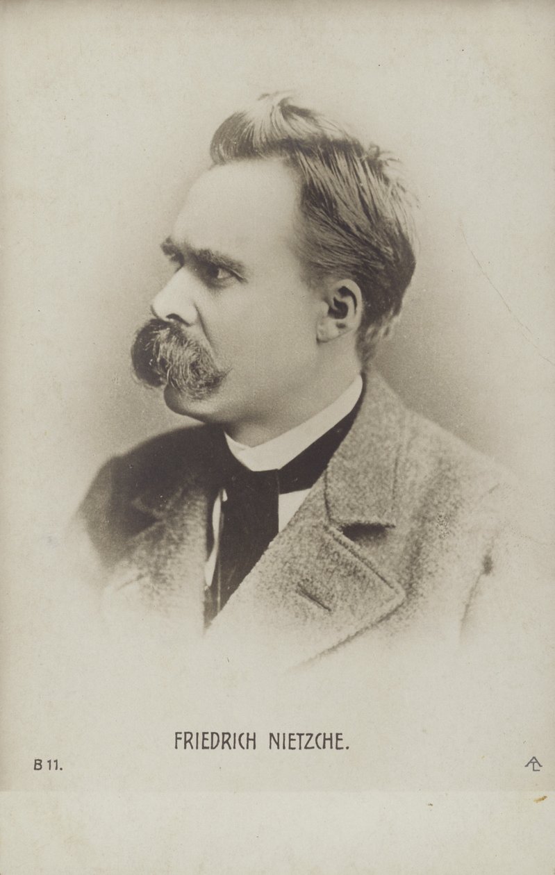 Friedrich Nietzsche (1844-1900), deutscher Philosoph und Schriftsteller von German Photographer