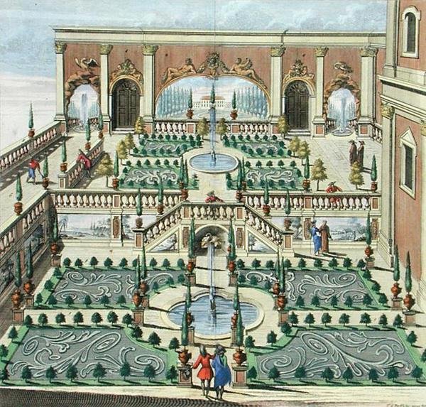 Ein Prinzengarten, spätes 17. oder frühes 18. Jahrhundert von German School