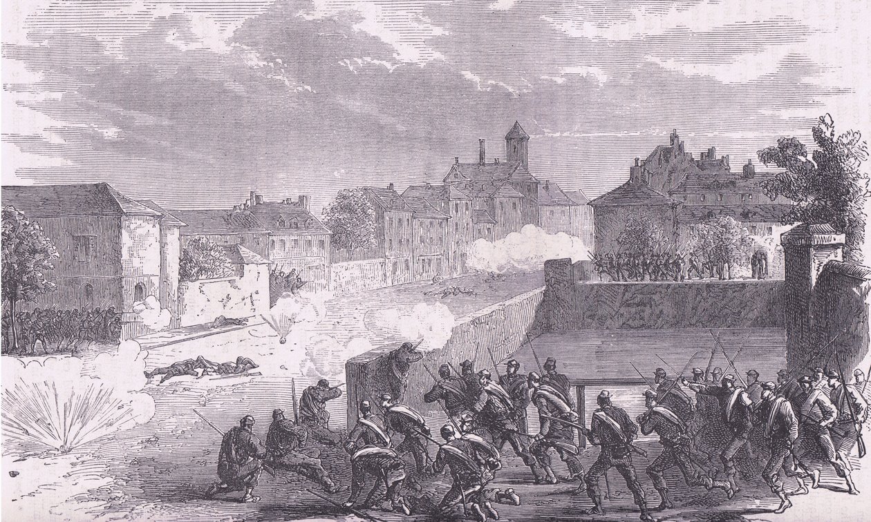 Angriff auf Le Bourget, Cassells Geschichte des Krieges zwischen Frankreich und Deutschland von German School