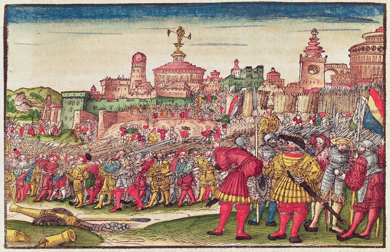 Offenbarung, Kapitel XXV, aus der Lutherbibel, um 1530 von German School