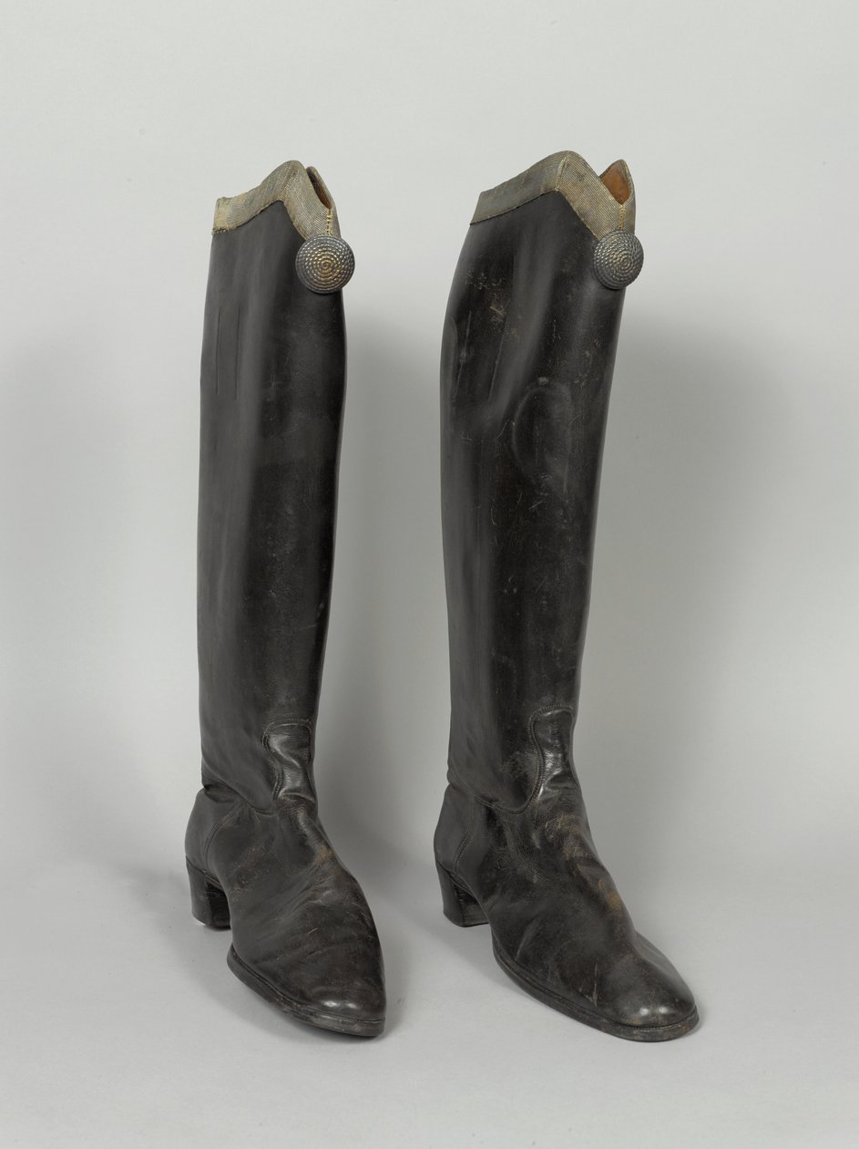 Stiefel, 3. von Zieten-Husaren, getragen von HRH Der Herzog von Connaught, vor 1914 von German School