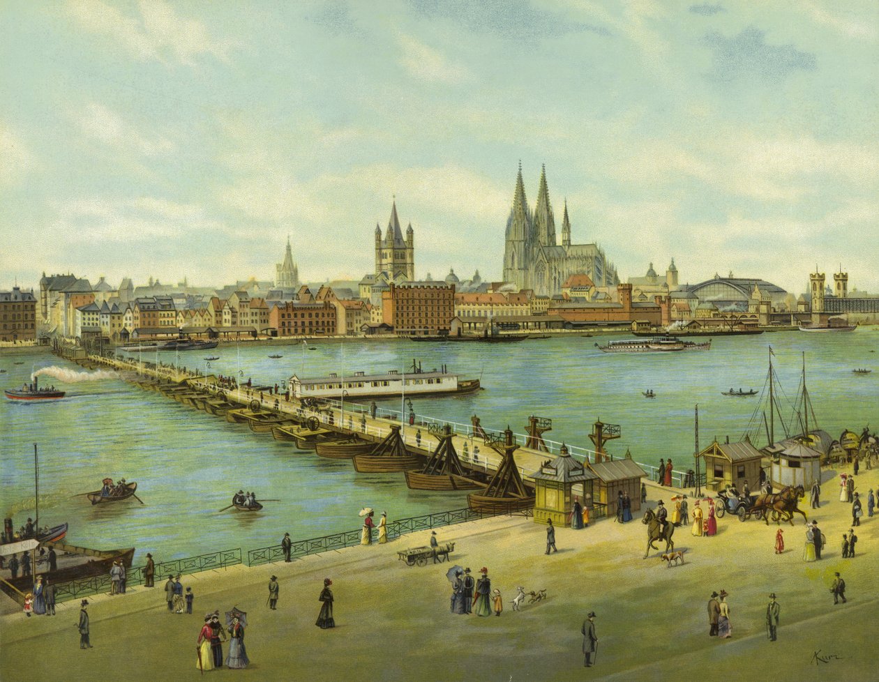 Köln, Rhein von German School