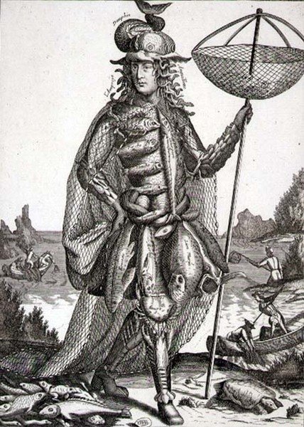 Kostüm für einen Fischer, veröffentlicht von Gerard Valck, ca.1690 von German School