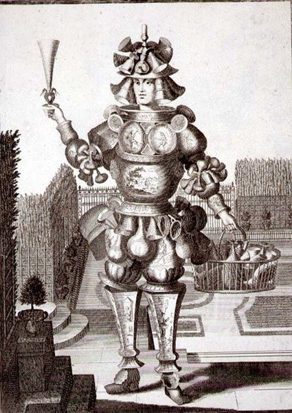 Kostüm für einen Glas- und Geschirrhändler, veröffentlicht von Gerard Valck (1651/2-1726) ca. 1690 von German School