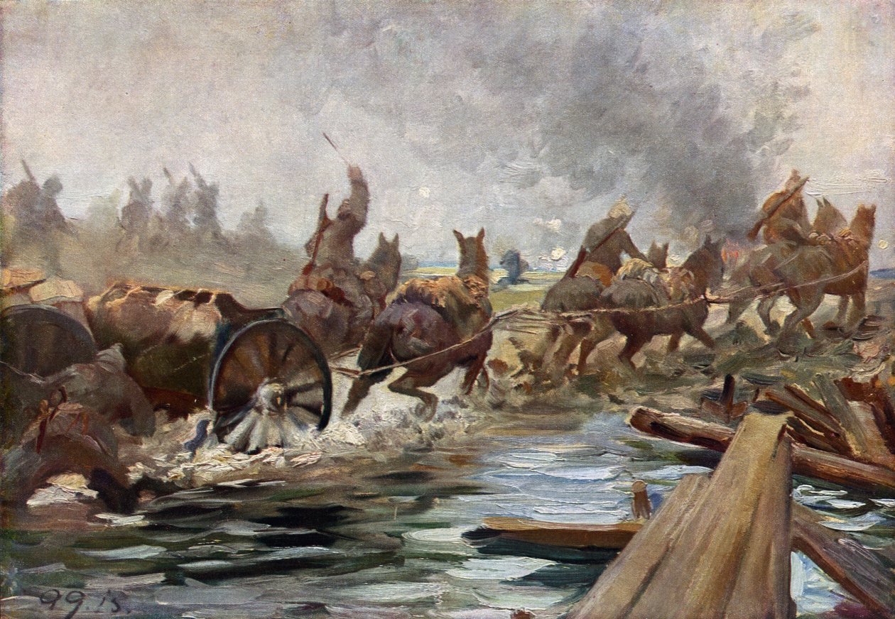 Von einer Ostfront, Munitionstransport von German School