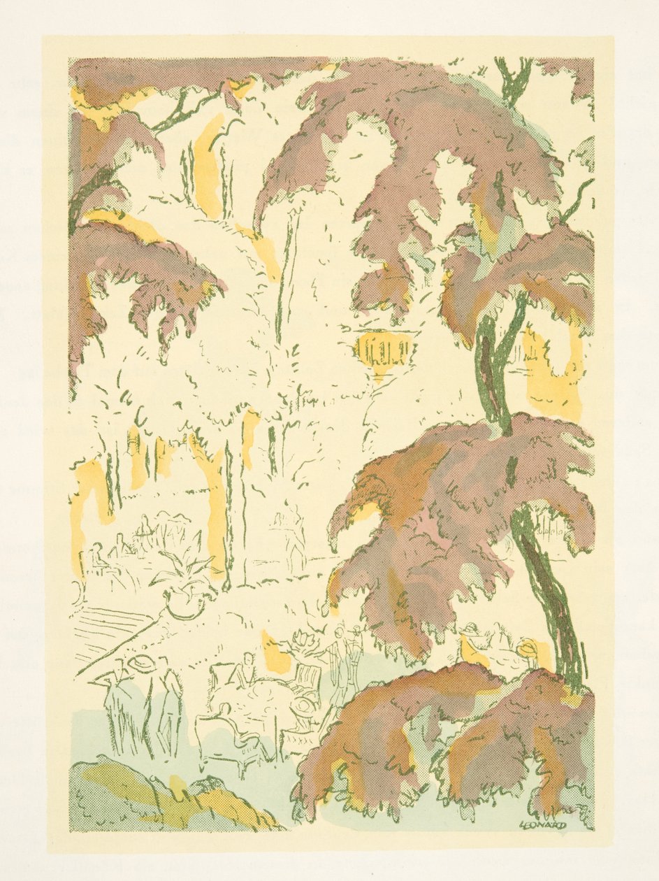 Illustration aus Styl, veröffentlicht 1922 von German School