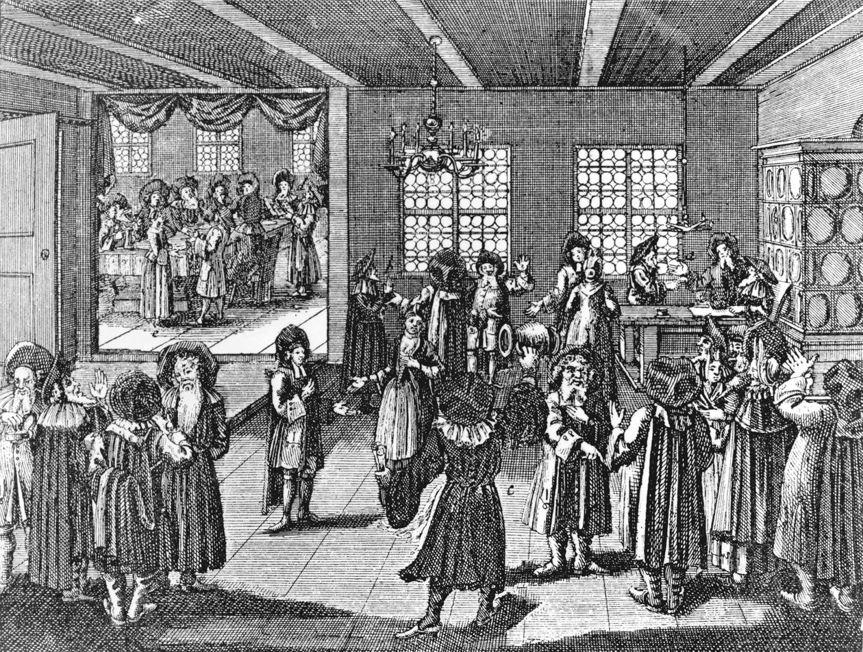 Ketubah von Georg Puschner aus Kirchners Jüdisches Ceremoniel, 1726 von German School