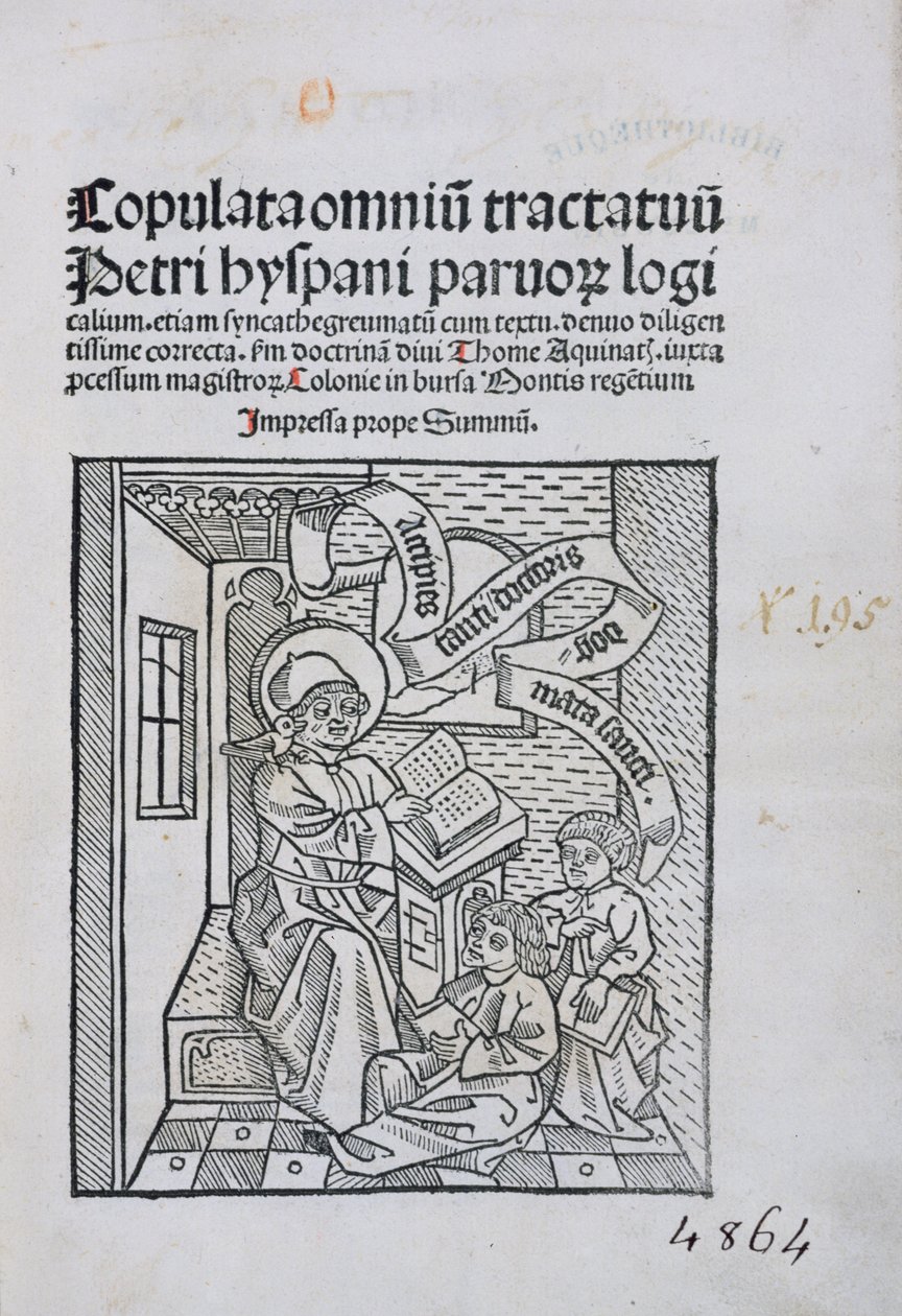 Meister und Schüler, 1490 von German School