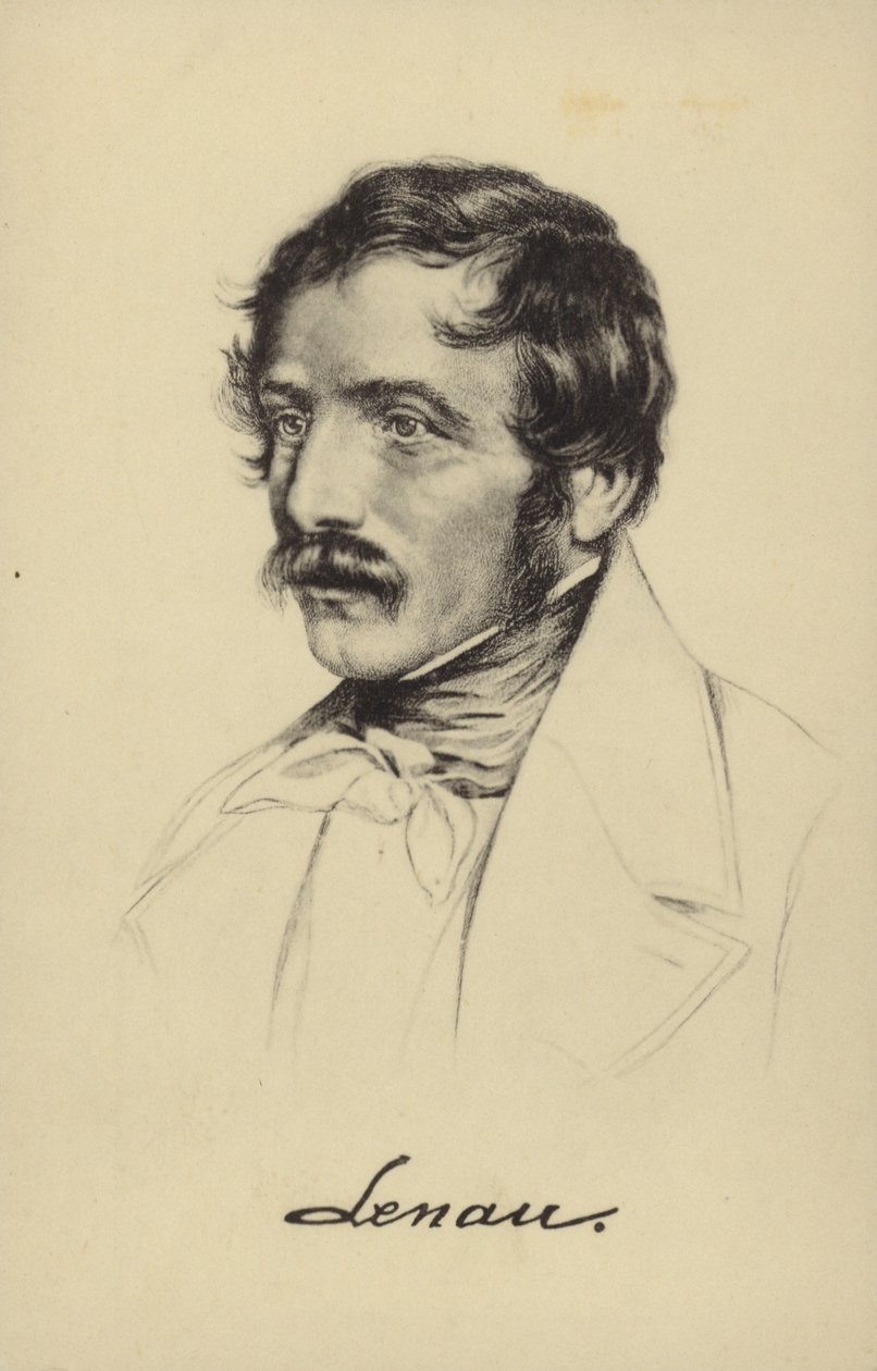 Nikolaus Lenau (1802-1850), österreichischer Dichter von German School