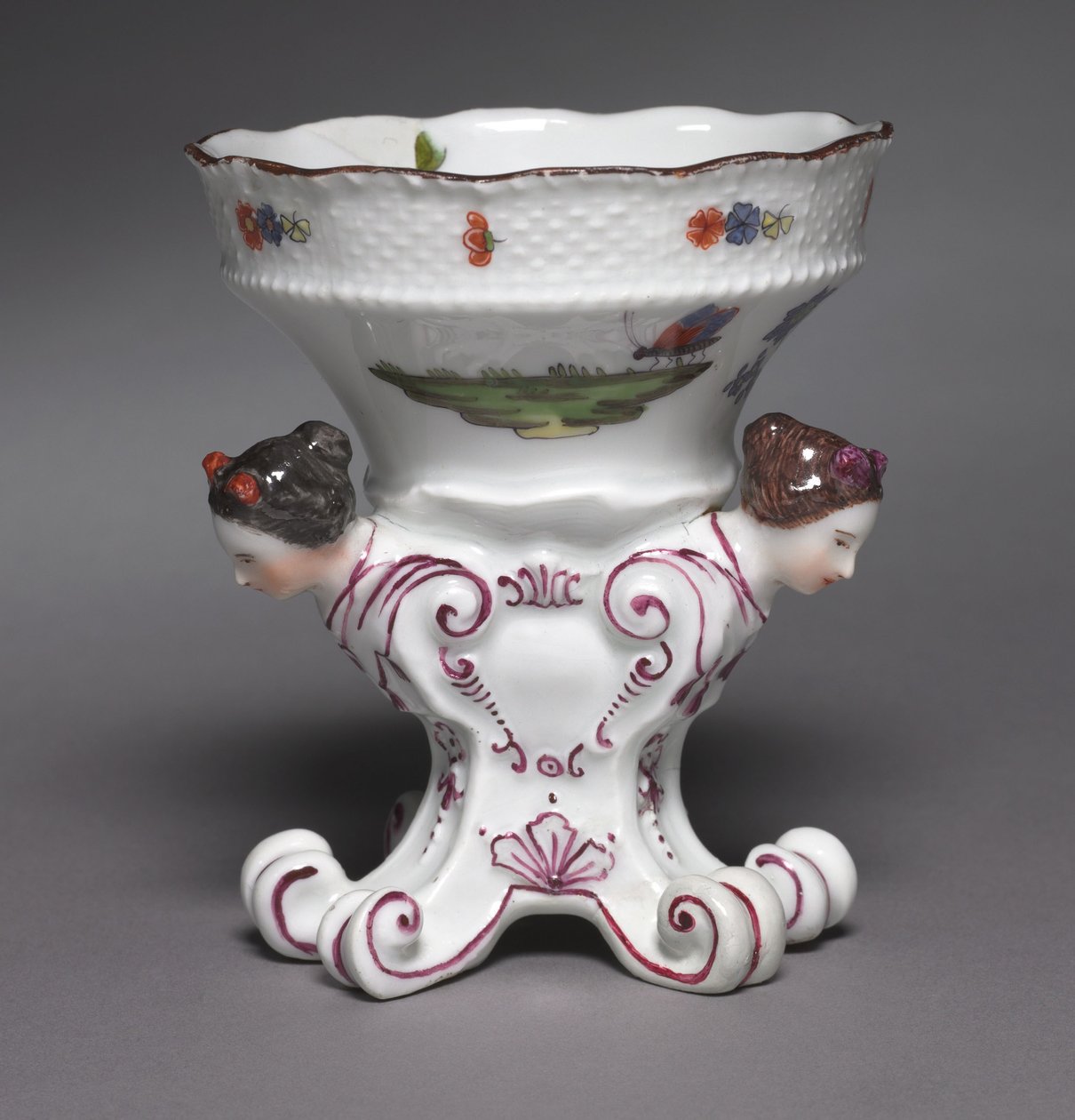 Paar Salzgefäße aus dem Sulkowsky-Service, Hersteller Meissener Porzellanmanufaktur, Deutschland, 1735-1756 von German School