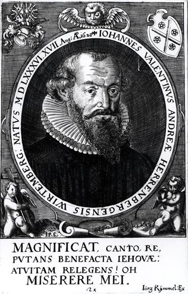 Porträt von Johann Valentine (geb.1586) von Herrenberg und Württemberg, graviert von Iorg Rijmmel, 17. August 1628 von German School