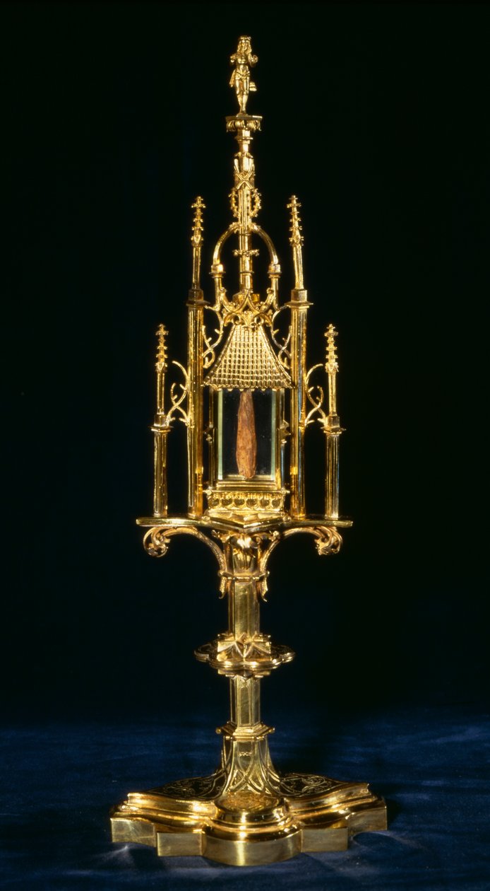Reliquienmonstranz mit Kreuzstück, Augsburg, um 1490 von German School