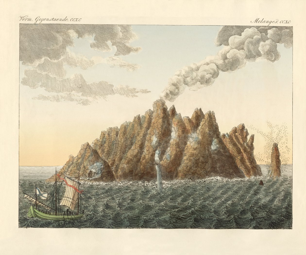 Die Vulkaninsel des Heiligen Johannes des Theologen von German School