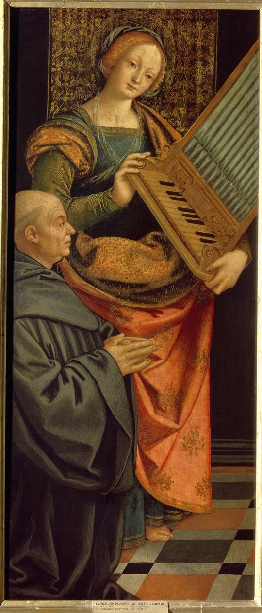 Heilige Cäcilia von Rom (3. Jahrhundert) von Gerolamo Giovenone