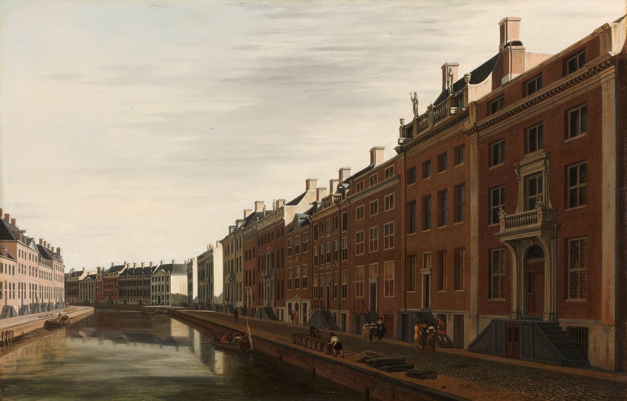 Ansicht der Goldenen Biegung in der Herengracht vom Westen aus von Gerrit Berckheyde