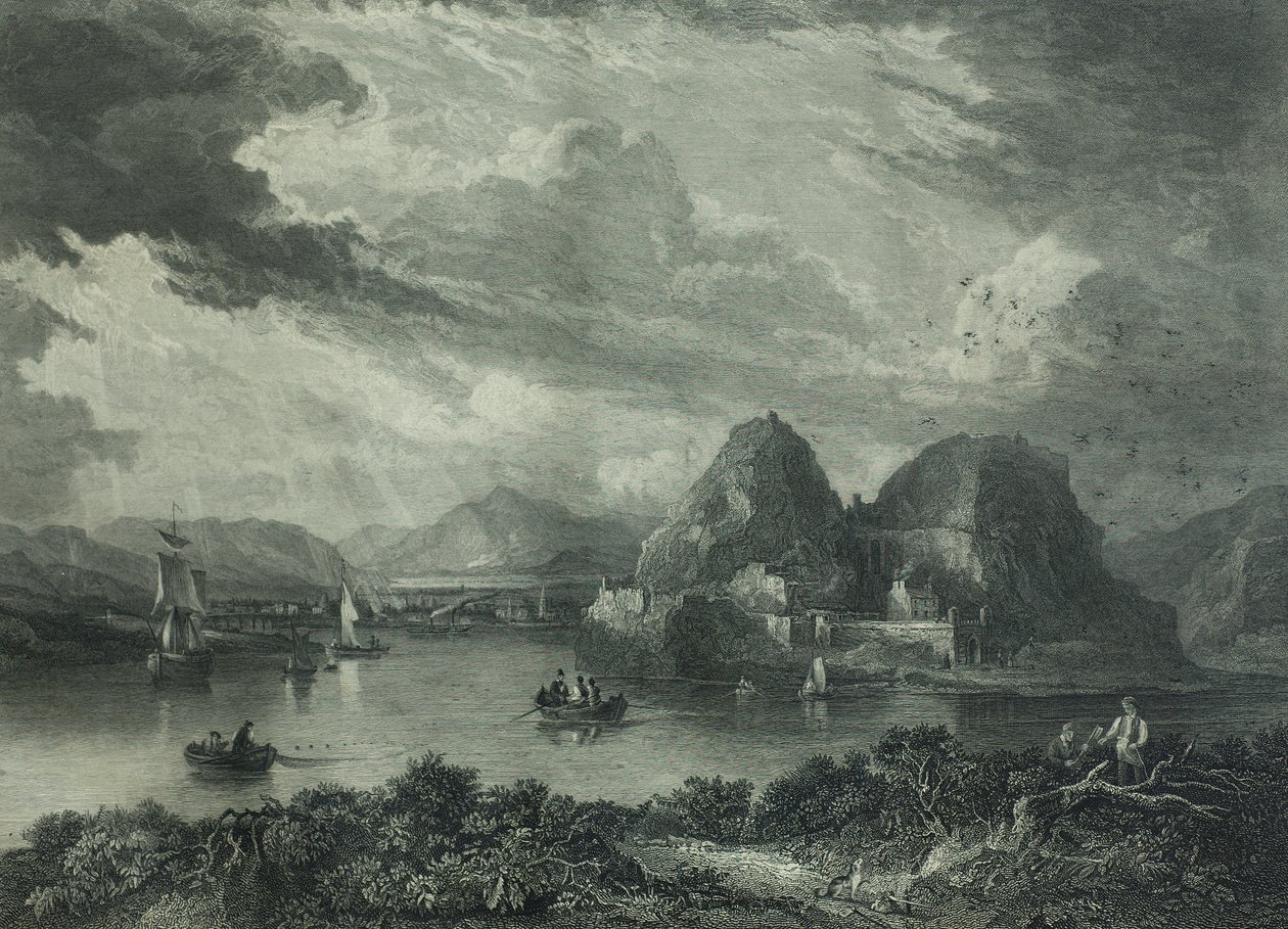 Dumbarton Castle, ca. 1880 von Gershom Gourlay Cumming