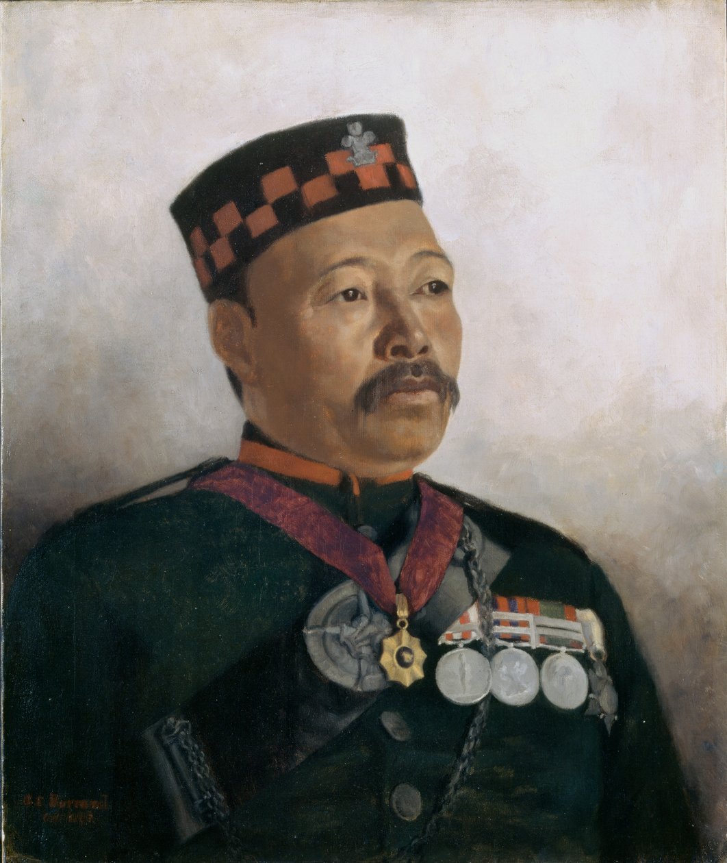 Subadar Major Judbhir Thapa, 2. Gurkha-Regiment, 1893