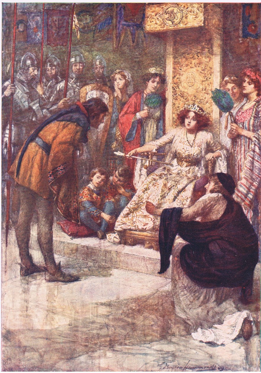 Georgos beanspruchte dieses Abenteuer, Geschichten aus der Feenkönigin veröffentlicht von George Harrap and Company von Gertrude E. Demain (after) Hammond